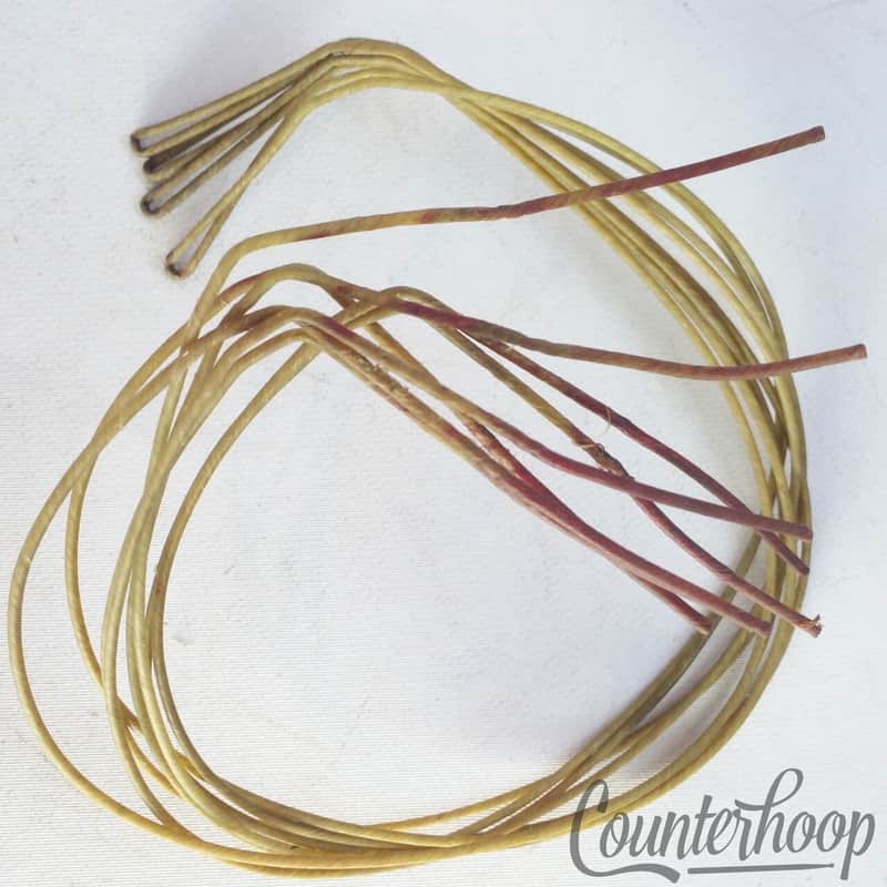 *Slingerland Catgut(Sheep)Natural 15"Snare Drum Wires/8x Strands Vintage Cat Gut image 1