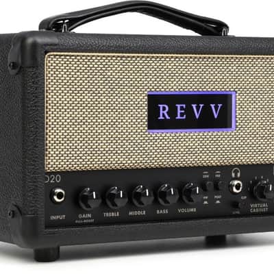 Revv D20 20-/4-watt Tube Head - Black Tolex (RevvD20Td3) image 1