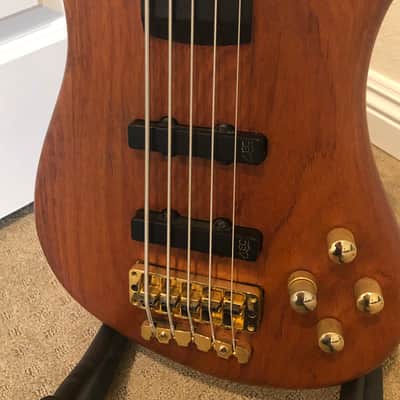 Dirk Lance (Incubus) Owned Warwick Streamer Stage II 5-String Fretless Custom 1999 Natural image 14
