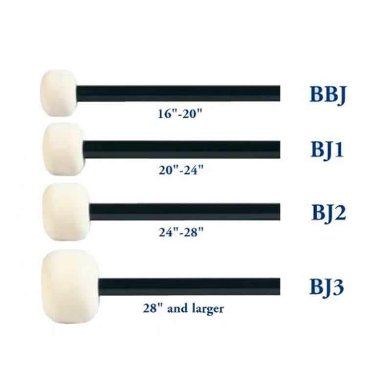 American Drum BJ3 Blackjack Large Bass Drum Mallet image 1