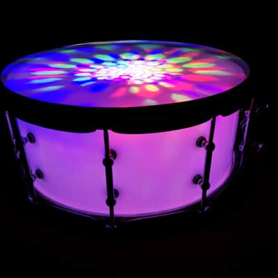 SNS Acrylic snare with disco lighting image 9