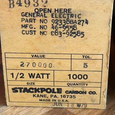 NOS Stackpole Carbon Comp Resistors, WIMA Capacitors & Pilot Lights – 1979/80 USA image 3