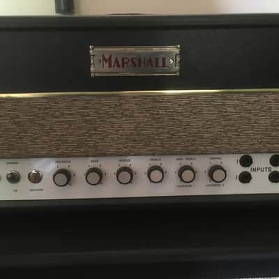 1963 "MG" Marshall JTM45 MKII Coffin logo with 4x12 cabinet image 3