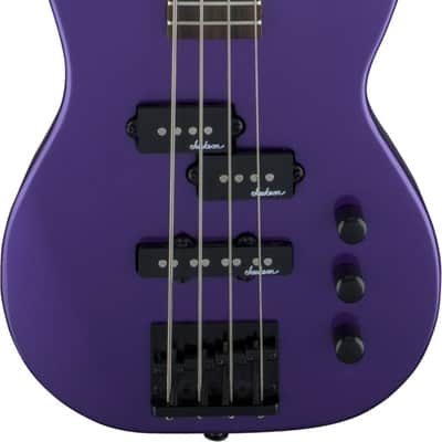 Jackson JS Series JS1X Concert Bass Minion 4-String Bass Guitar, Amaranth Fingerboard, Pavo Purple image 1