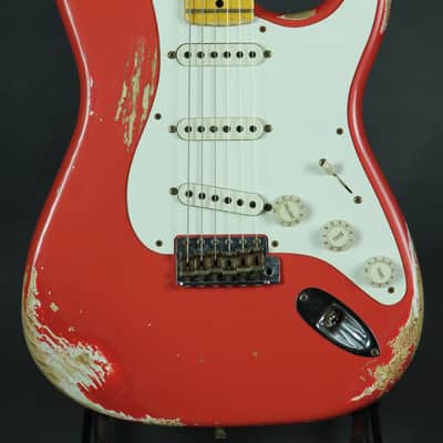 Fender Custom Shop 1957 Stratocaster Heavy Relic - Faded Fiesta Red image 1