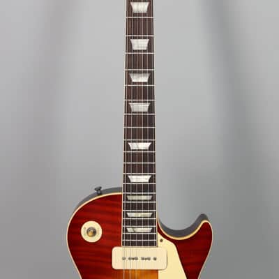 Used 2026 Gibson Custom M2M '59 Les Paul Standard P90s Washed Cherry Sunburst Murphy Lab Ultra Light Aged image 3