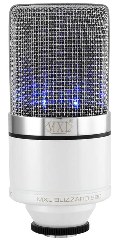 MXL 990 Blizzard LED Large Diaphragm Condenser Microphone image 1
