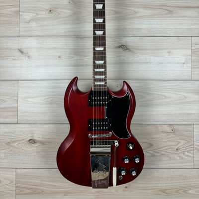 Gibson SG Standard '61 Faded with Maestro Vibrola - Vintage Cherry Satin image 2