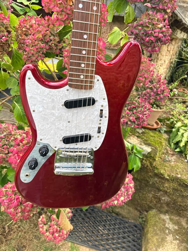 Fender Mustang Candy Apple Red MIJ *NEAR MINT* Lefty Left Handed image 1