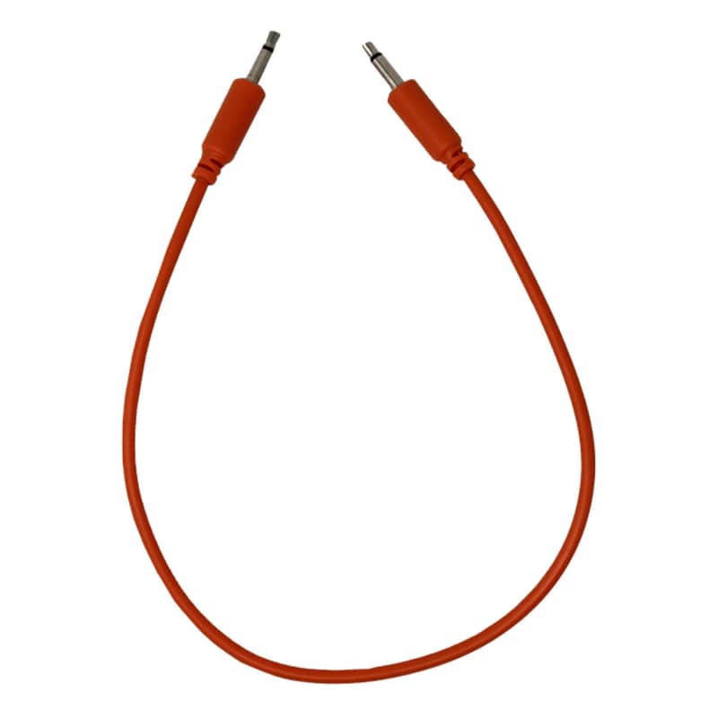 LZX Eurorack patch cable orange (30cm) image 1