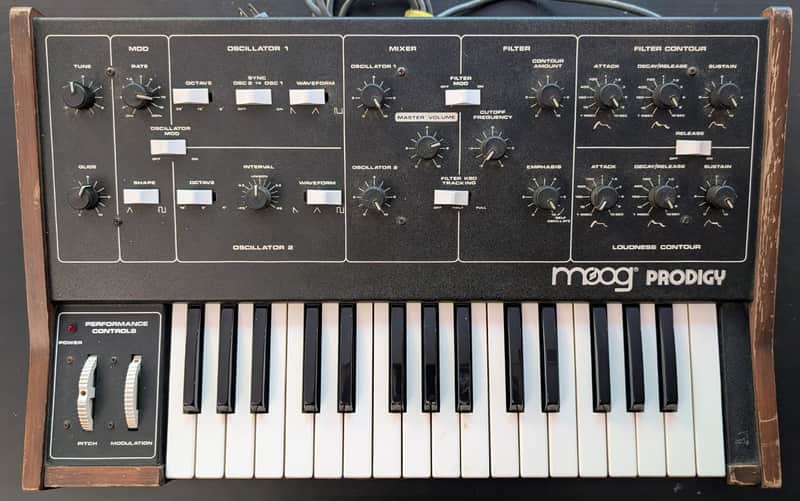 Moog Prodigy - Vintage Analog Synthesizer Keyboard [Model 336A NEWLY SERVICED!]