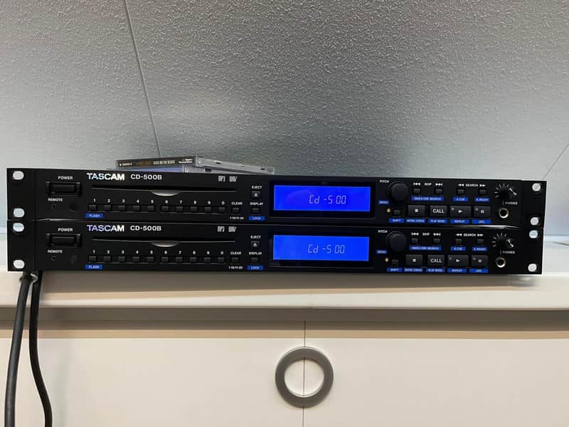 TASCAM CD-500B CD Player 2010s - Black image 1