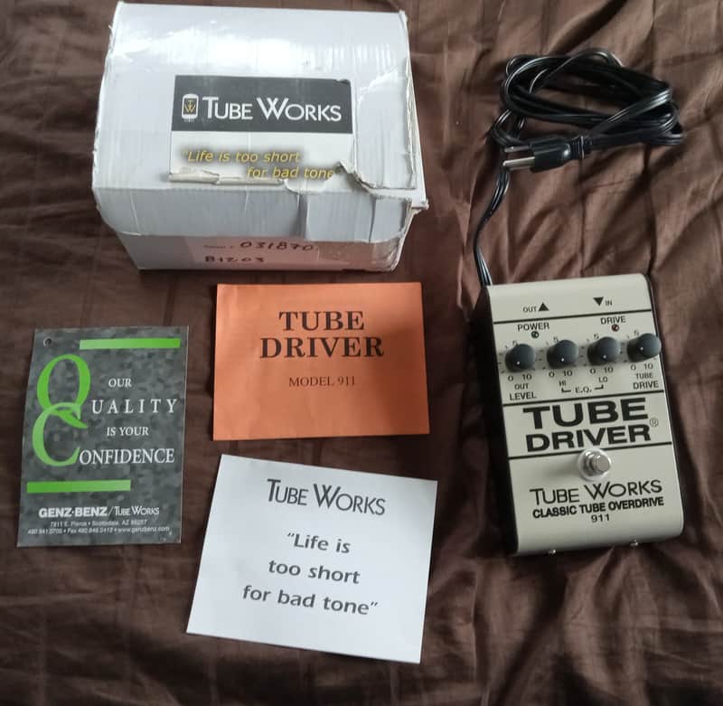 Tube works Tube Driver 911 4 knob w/box and papers image 1