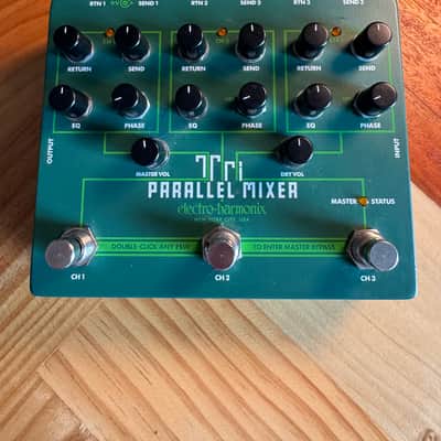 Electro-Harmonix Tri Parallel Mixer Effects Loop Mixer/Switcher 2019 - Present - Green image 1