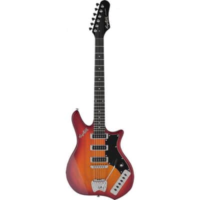 Hagstrom IMP-CSB Retroscape Series Impala Cherry Sunburst | Reverb