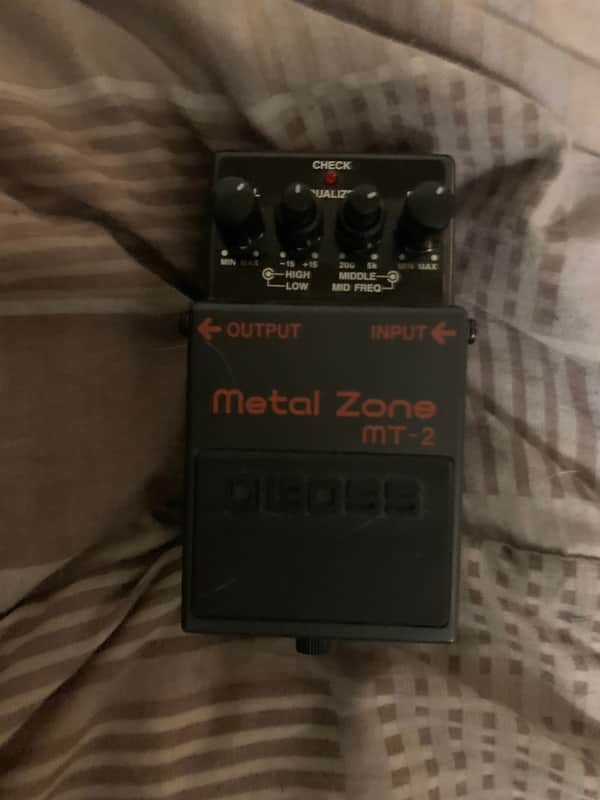 Boss MT-2 Metal Zone (Silver Label) 1991 - Present - Black image 1