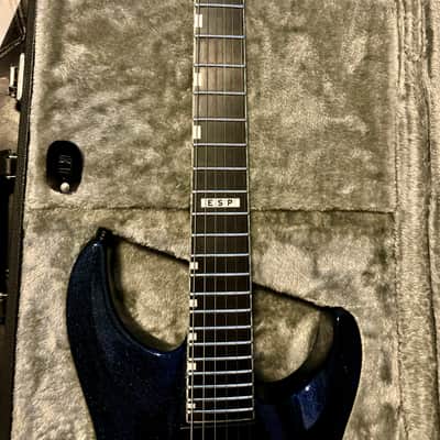 ESP ESP E-II Horizon NT HS Amethyst Sparkle - Fishman Mick Thomson Pickups Upgrade image 4