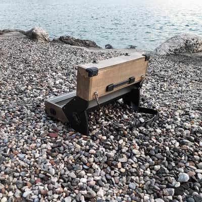 9U Eurorack Case Powered, 84 or 104 hp, patched resealable, modular synthesizer synth image 8