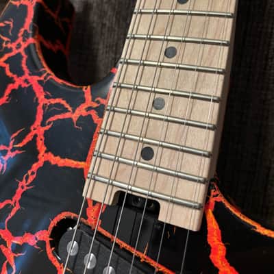Charvel Predator Lava / Fire Red Crackle image 3