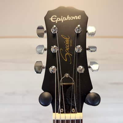 Epiphone Les Paul Junior Electric Guitar Cherry Satin w/ Hard Shell Case P-90 Pickup 2017 image 5