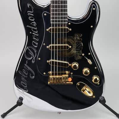 Used 1993 Fender Custom Shop Harley Davidson Strat Chrome/Aluminum image 1