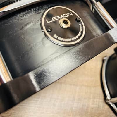 Lemon Snare and 3 Tom Kick Shell Pack Black Wood Drum for Roland and Alesis Kit image 7