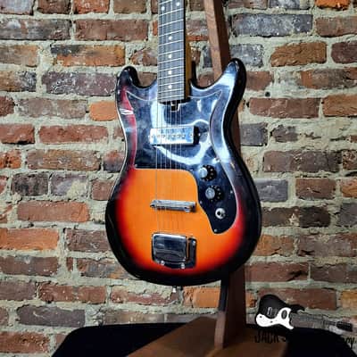 Harmony H-801 Electric Guitar (1970s, Sunburst) image 9