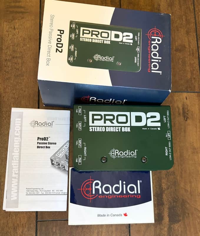 Radial ProD2 Stereo Passive Direct Box Pro D2 image 1
