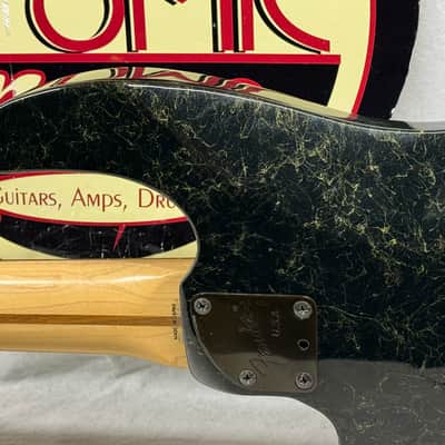 Fender HM Bass IV heavy metal 4-string Bass with Case - MIJ Made In Japan 1989 - 1990 - Green / Gold image 14