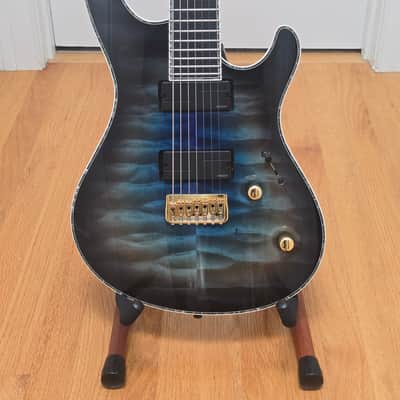 Mayones Regius 7 2019 - Galaxy Eye Blue Burst image 2
