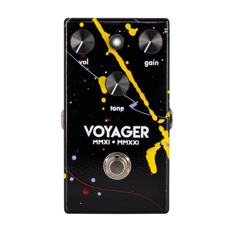 Walrus Audio Voyager Pre-Amp Overdrive 10-Year Anniversary Splatter Paint (Black) image 1
