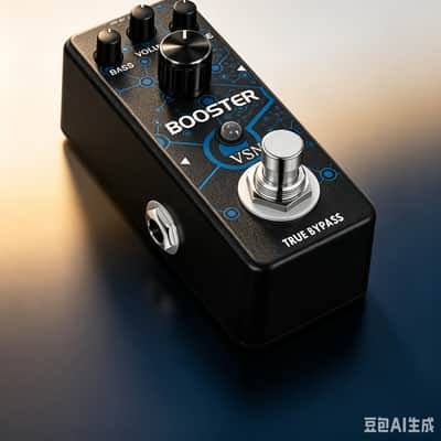 VSN LEF-318 Guitar Booster Pedal Pure Boost Effect Pedals Analog Pure Signal Amplification Sound Encouraging--Shipped from Irvine Warehouse in California by USPS image 3