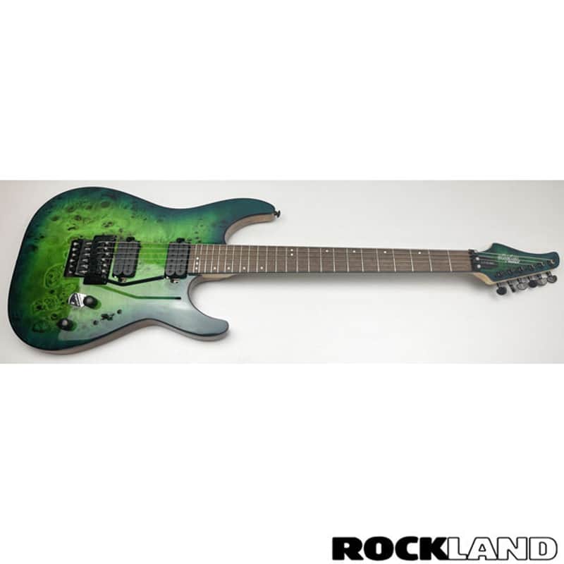 Schecter C-6 FR Pro Aqua Burst image 1
