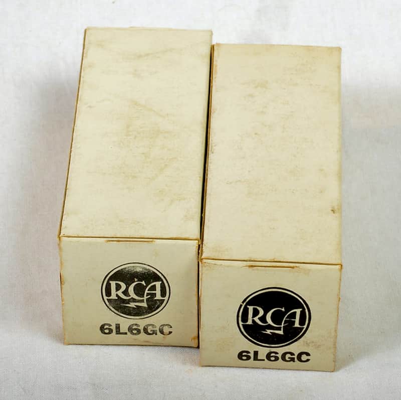 Matched Pair Vintage RCA 6L6 Power Tubes – USA Made – Tested & Ready to Rock image 1
