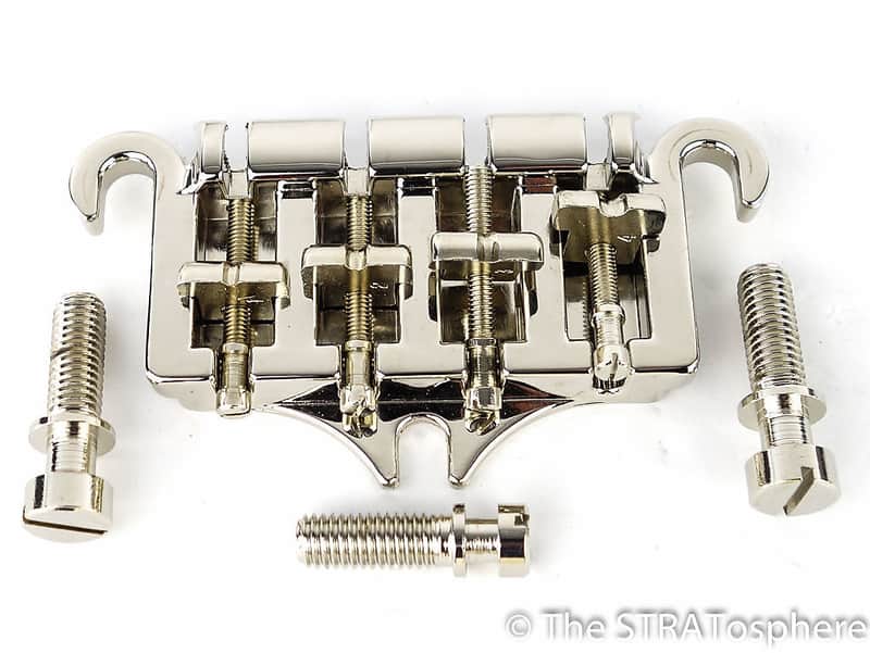 Gibson Epiphone EB-3 SG Bass BRIDGE Chrome Guitar Vintage Style Bridge image 1