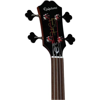 Epiphone Jack Casady Fretless Electric Bass (with Gig Bag), Royal Tan image 3