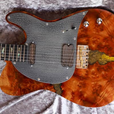 Immagine GB Liuteria Traditional Tele walnuts burl and resin - 2