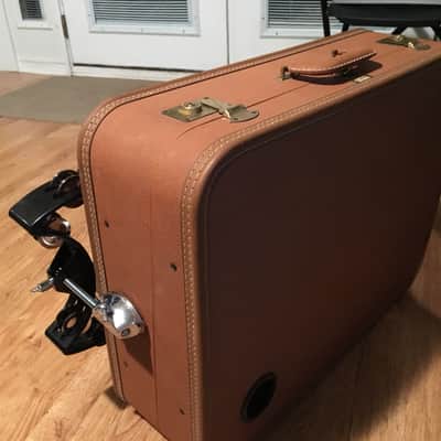 OneManBand drumco 16" fat albert suitcase drum bass drum kick drum guitar acoustic drums image 11
