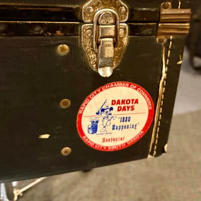 Ludwig Original Vintage Suite Case Snare Drum Case, Yellow/Gold Badge, Keystone Era 1960s! image 6