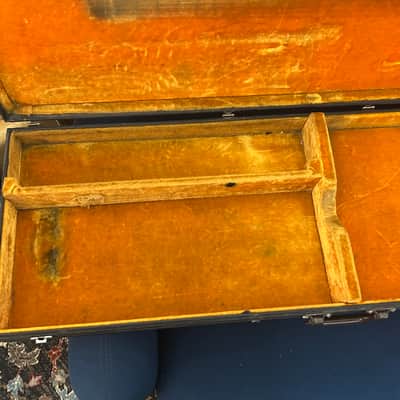 Vintage Gibson Les Paul Sg Rectangle Case Late 60’s Early 70’s Yellow Interior image 7