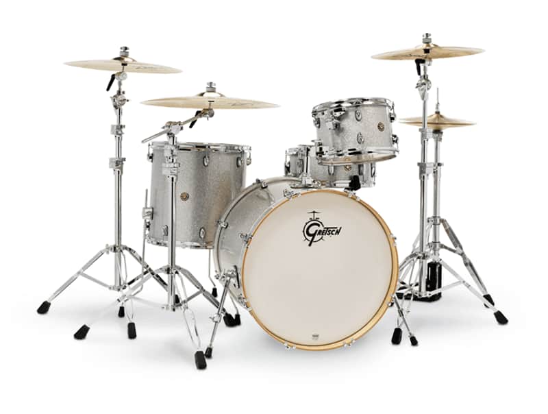 Gretsch Catalina Maple 4pc Drum Kit - “Silver Sparkle” (22/12/16/14) image 1