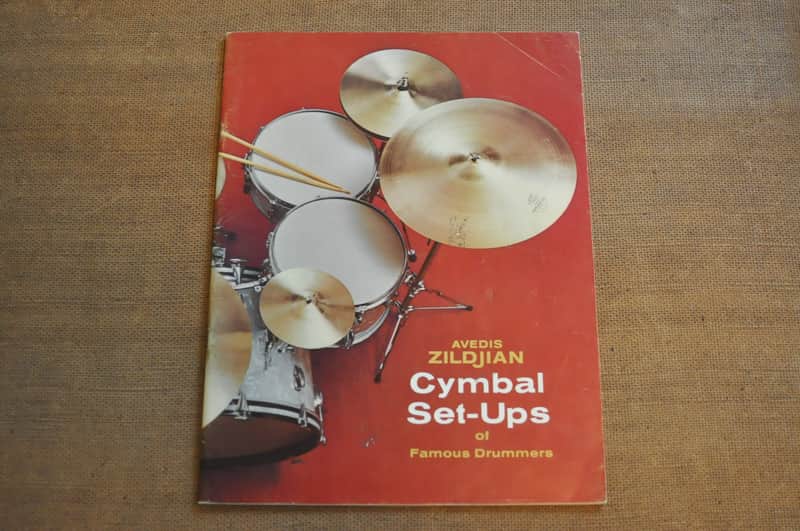 Zildjian Set-Ups of Famous Drummers vintage catalog booklet brochure 1969 image 1