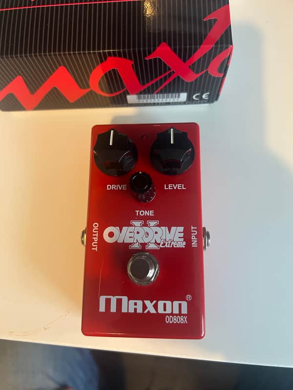 Maxon OD-808X Extreme Overdrive 2010s - Red image 1