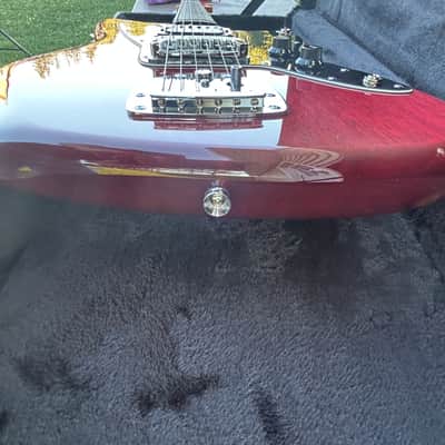 Fender Modern Player Jazzmaster HH 2014 - Crimson Red Transparent image 19