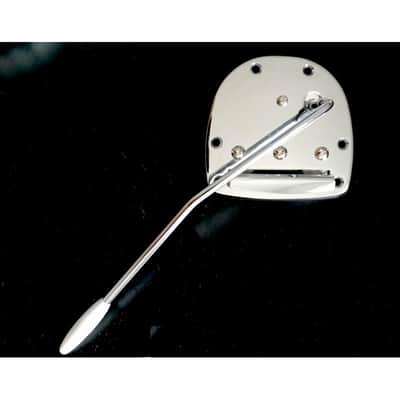 Chrome Fender Jazzmaster/Jaguar Vibrato tailpiece image 6