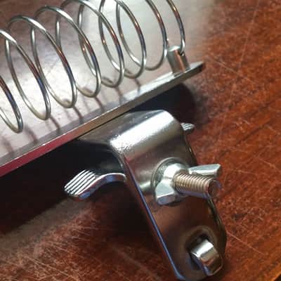VINTAGE Pearl Hoshino Bass Drum Hoop Mount Stick Holder MIJ MADE IN JAPAN 60s Chrome VERY NICE !!! image 2