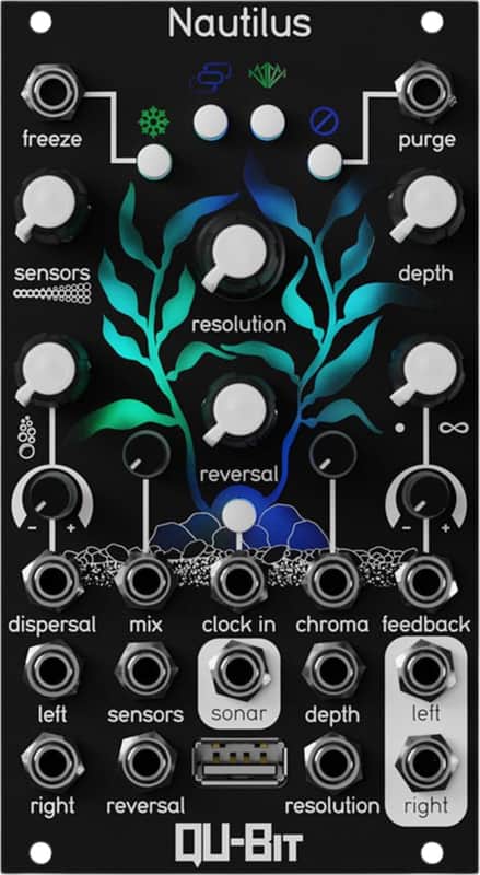 Qu-Bit Nautilus Sub-Nautical Delay Network Eurorack Synth Module image 1