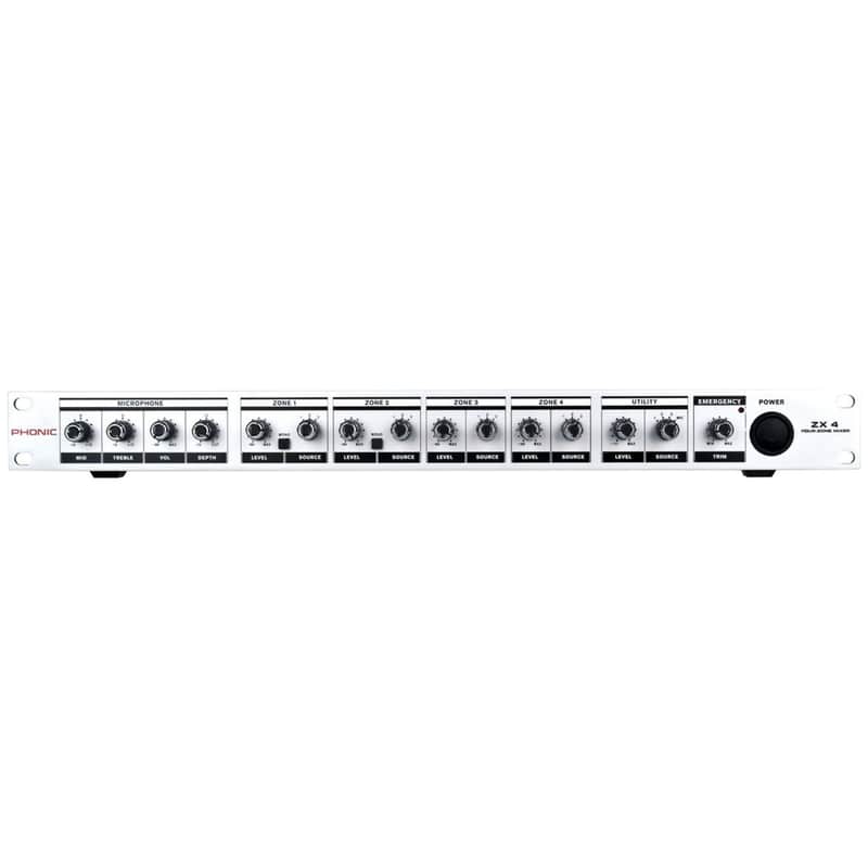 Phonic ZX4 Professional 4-Zone Mixer | Reverb