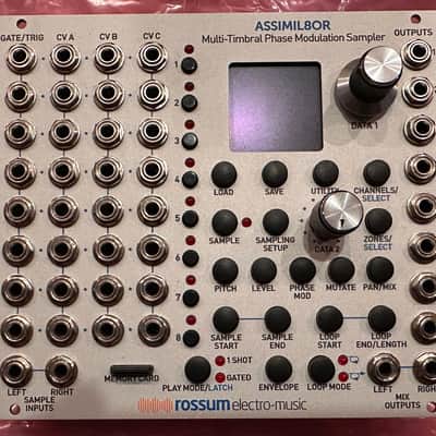 Rossum Electro-Music Assimil8or Multi-Timbral Phase Modulation Sampler Eurorack Module 2016 - 2021 - Silver image 1