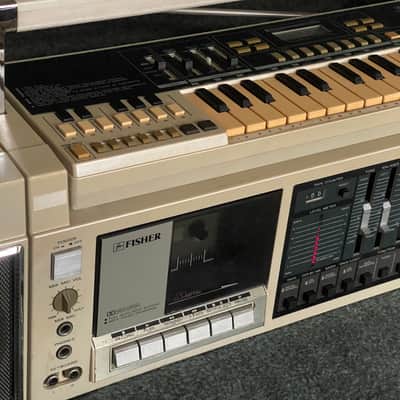 1980's FISHER SC-300K Portable Music Composer System Boombox Stereo w/Keyboard image 10